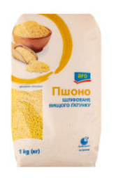 Крупа Пшоно Aro шліфоване 1кг